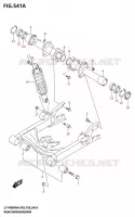 SWINGARM for Suzuki KINGQUAD 400 2024