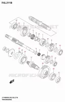 TRANSMISSION (2) for Suzuki KINGQUAD 400 2024