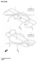 CARRIER (P03) for Suzuki KINGQUAD 400 2025