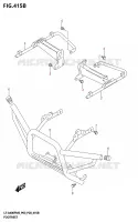 FOOTREST for Suzuki KINGQUAD 400 2025