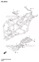 FRAME for Suzuki KINGQUAD 400 2025