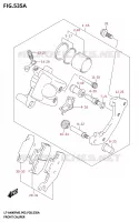 FRONT CALIPER for Suzuki KINGQUAD 400 2025