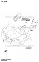 FRONT FENDER (LT A400FZ:P03) for Suzuki KINGQUAD 400 2025