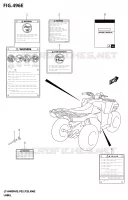 LABEL (P28) for Suzuki KINGQUAD 400 2025
