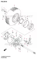 RIGHT HAND REAR WHEEL (LT A400F) for Suzuki KINGQUAD 400 2025