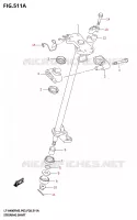 STEERING COLUMN for Suzuki KINGQUAD 400 2025