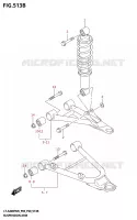 SUSPENSION ARM (LT A400FZ) for Suzuki KINGQUAD 400 2025