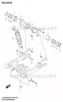 SWINGARM (LT A400F) for Suzuki KINGQUAD 400 2025