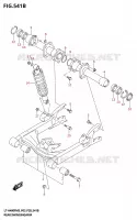 SWINGARM (LT A400FZ) for Suzuki KINGQUAD 400 2025