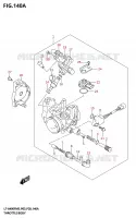 THROTTLE BODY for Suzuki KINGQUAD 400 2025
