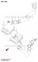 V BELT COOLING DUCT for Suzuki KINGQUAD 400 2025