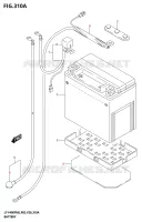 BATTERY for Suzuki KINGQUAD 400 2025