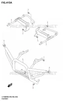 FOOTREST for Suzuki KINGQUAD 400 2025