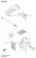 LEFT HAND REAR WHEEL for Suzuki KINGQUAD 400 2025