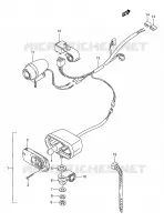 BACKUP LAMP (OPTIONAL) for Suzuki KINGQUAD 250 1996