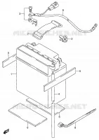 BATTERY for Suzuki OZARK 160 2003