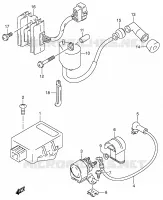 ELECTRICAL for Suzuki OZARK 160 2003