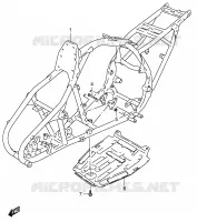 FRAME for Suzuki OZARK 160 2003