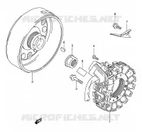 IGNITION for Suzuki KINGQUAD 250 1996