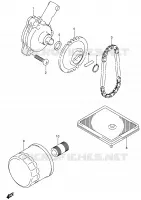 OIL PUMP for Suzuki KINGQUAD 700 2005