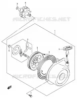 RECOIL STARTER for Suzuki KINGQUAD 700 2005