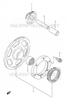 STARTER MOTOR CLUTCH for Suzuki KINGQUAD 250 1996