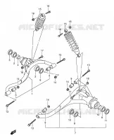 SWINGARM for Suzuki KINGQUAD 250 1996