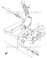 SWINGARM for Suzuki OZARK 160 2003