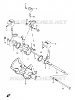 TRANSMISSION LEVER for Suzuki KINGQUAD 250 1996