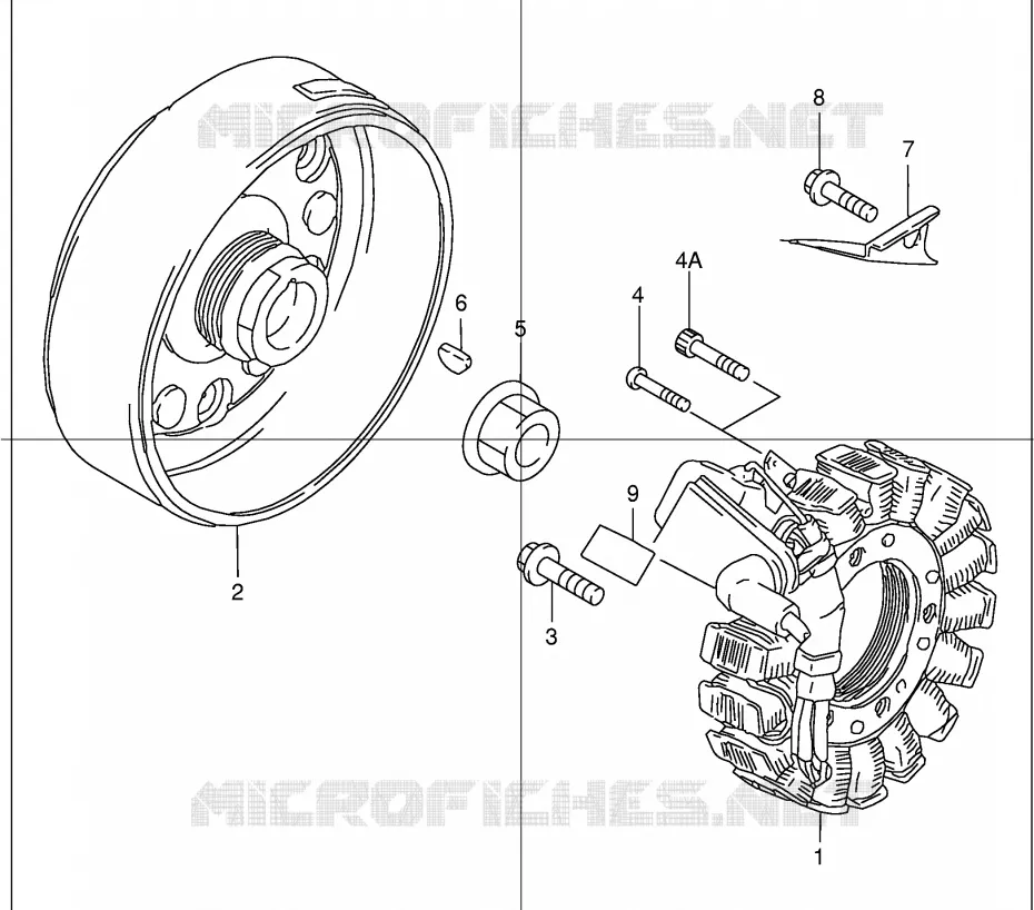 IGNITION Suzuki QUAD 250 OZARK 2001  LT-F250K1(E24)