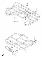 CARRIER for Suzuki KINGQUAD 250 1996