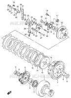 CLUTCH for Suzuki OZARK 160 2003