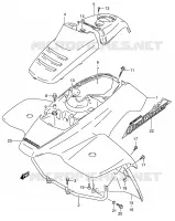 FRONT FENDER for Suzuki OZARK 160 2003