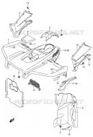 FRONT FENDER for Suzuki KINGQUAD 700 2005