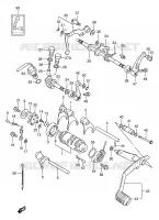 GEAR SHIFTING ASSY for Suzuki KINGQUAD 250 1996