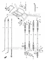 HANDLEBAR   CABLE for Suzuki KINGQUAD 250 1996