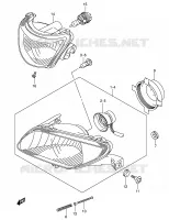 HEADLIGHT for Suzuki KINGQUAD 700 2005