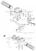 LEVERS   HANDGRIPS for Suzuki OZARK 160 2003