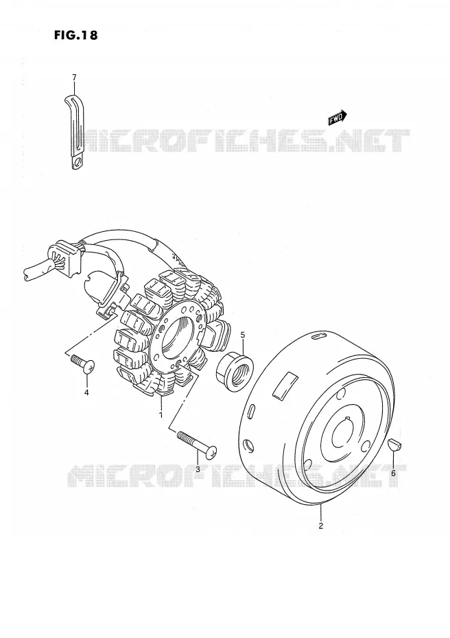 IGNITION Suzuki QUAD 160 OZARK 1990  LT-F160L(P3)