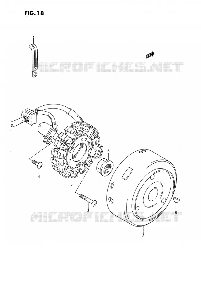 IGNITION Suzuki QUAD 160 OZARK 1994  LT-F160R(P2)