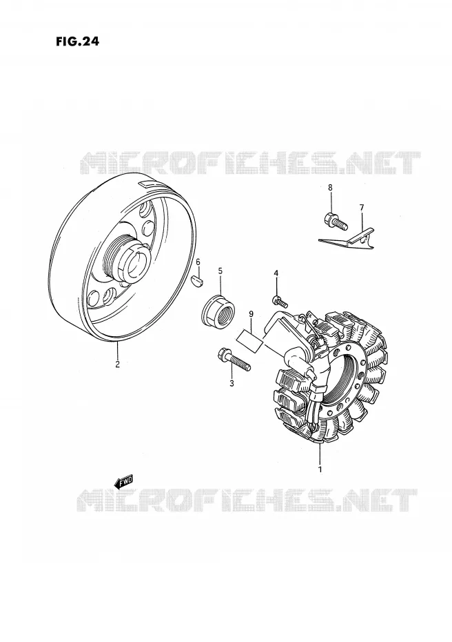 IGNITION Suzuki QUAD 300 KINGQUAD 1994  LT-F4WDXR(E3)
