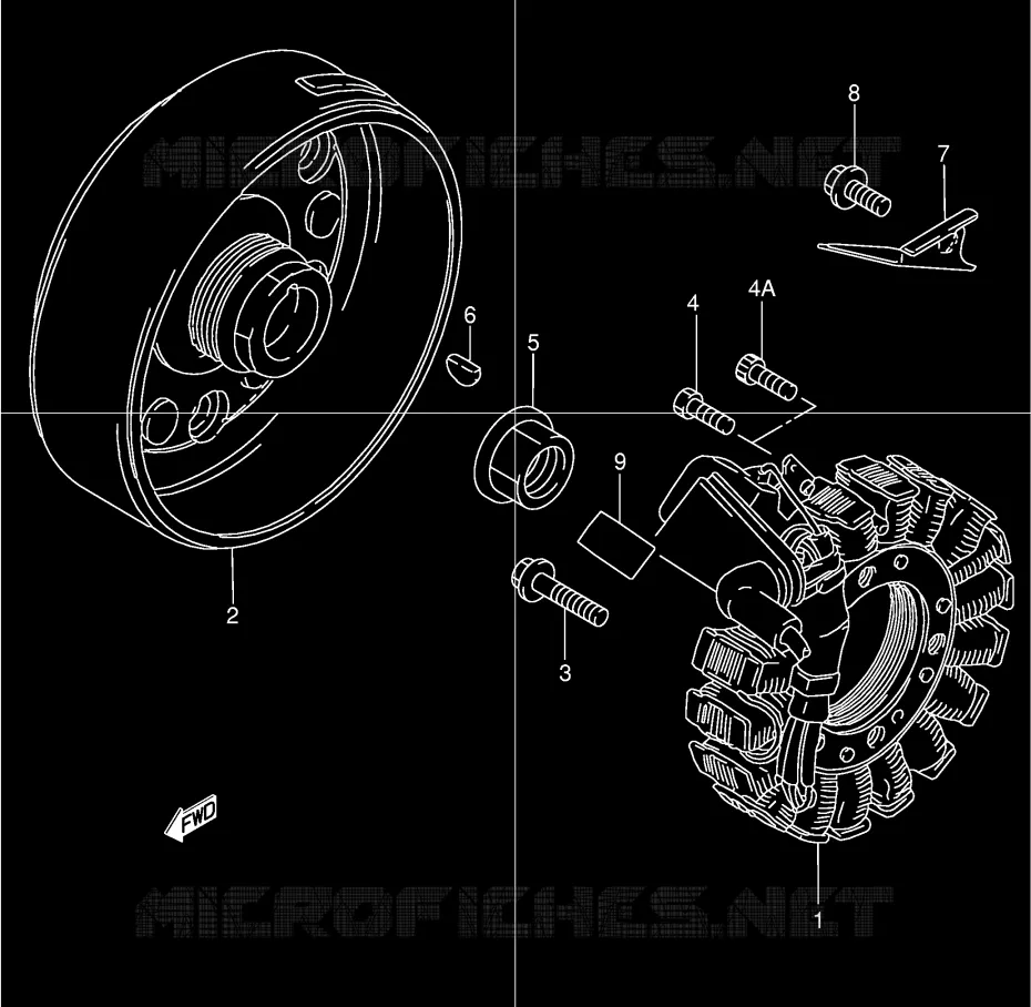 IGNITION Suzuki QUAD 300 KINGQUAD 2000  LT-F300FY(E24)