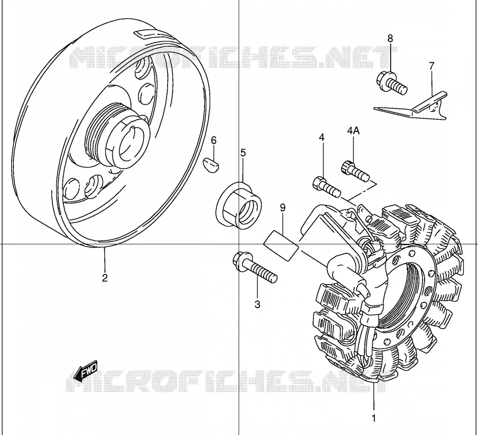 IGNITION Suzuki QUAD 300 KINGQUAD 2000  LT-F300Y(E24)