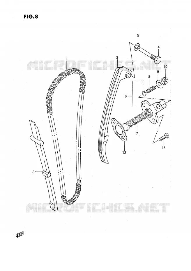 TIMING Suzuki QUAD 160 OZARK 1994  LT-F160R(P3)