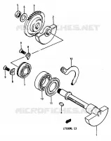 CRANK BALANCER for Suzuki QUADRACER 500 1990