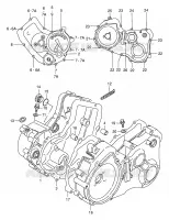 CRANKCASE COVER for Suzuki KINGQUAD 250 1996