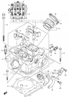 CYLINDER HEAD for Suzuki KINGQUAD 700 2005