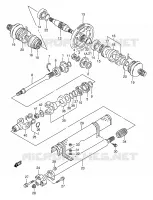 DRIVESHAFT for Suzuki KINGQUAD 250 1996