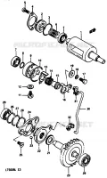 EXHAUST VALVE for Suzuki QUADRACER 500 1990