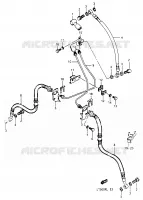 FRONT BRAKE HOSE for Suzuki QUADRACER 500 1990